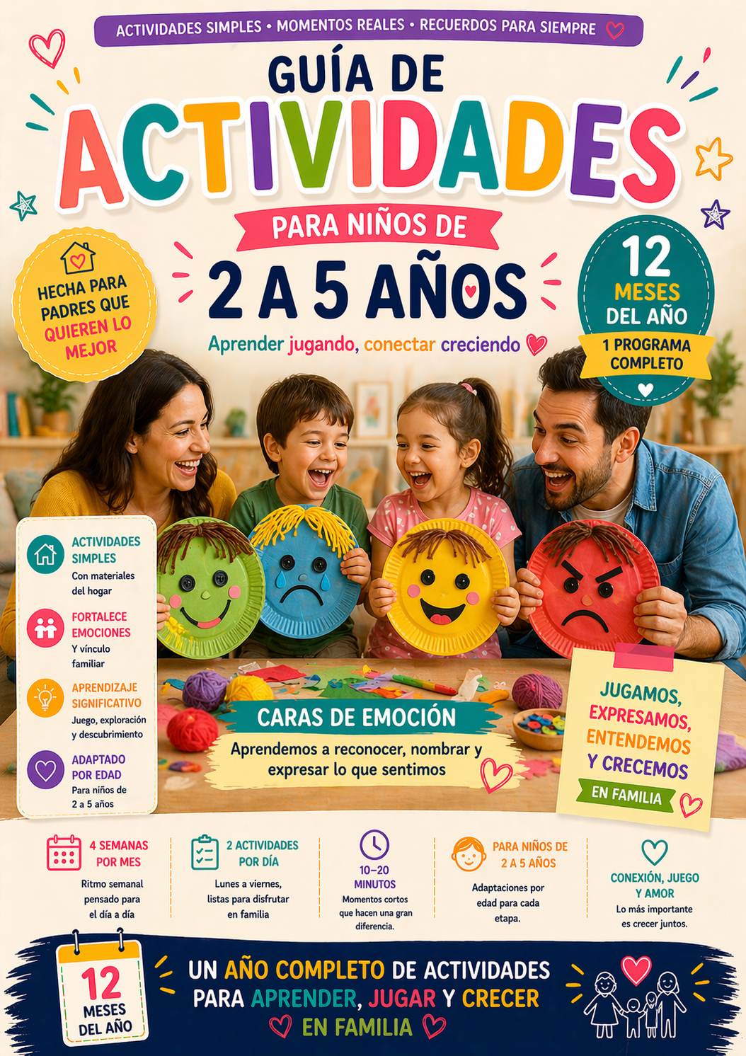 Guía de Actividades para Niños de 2 a 5 Años — Rincón Activo